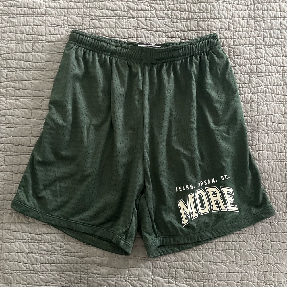 Alphalete LDB Men’s Mesh Shorts in Green - Size L
